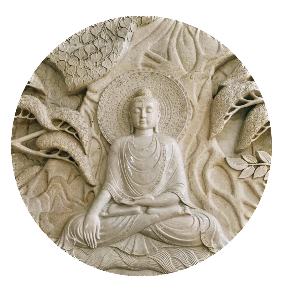Buddha sitting in meditation